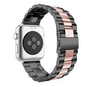 AISPORTS Compatible for Apple Watch Strap 42mm 41mm 40mm 38mm for Women Men, Adjustable Stainless Steel Metal Bracelet Sport Wristband Replacement Strap for Apple Watch Series 10/9/8/7/6/5/4/3/2/1/SE
