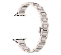 AISPORTS Compatible for Apple Watch Strap 49mm 46mm 45mm 44mm 42mm Stainless Steel, Adjustable Metal Butterfly Buckle Replacement Strap for Apple Watch Ultra 3/2/1/SE/Series 11/10/9/8/7/6/5/4/3/2/1