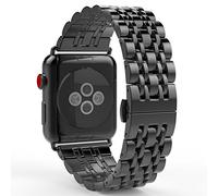 AISPORTS Compatible for Apple Watch Strap 49mm 46mm 45mm 44mm 42mm, Stainless Steel Metal Butterfly Buckle Wristband Replacement Strap for Apple Watch Ultra 2/Ultra/Series 10/9/8/7/6/5/4/3/2/1/SE