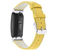 AISPORTS Compatible for Fitbit Inspire/Inspire HR Strap Leather for Women Men, Soft Slim Breathable Sport Wristband Bracelet Replacement Strap for Fitbit Inspire/Inspire HR/Ace 2 Fitness Tracker