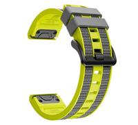 AISPORTS Compatible for Garmin D2 Mach 2 Pro/Mach 2 51mm/Mach 1 Pro/Bravo/Charlie/Delta PX Strap Silicone, 26mm Braided Weave Pattern Wristband Bracelet Replacement Strap for Garmin Instinct 3 50mm/2X