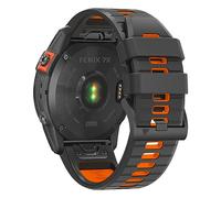 AISPORTS Compatible for Garmin Epix Pro Gen 2 51mm Strap Silicone, 26mm Quick Fit Watch Strap Wristband Metal Buckle Replacement Strap for Garmin Fenix 8 51mm/7X/7X Pro/6X/6X Pro/5X/5X Plus/3/3 HR