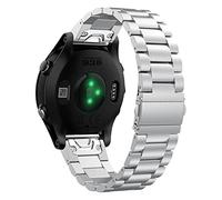 AISPORTS Compatible for Garmin Fenix 8 47mm/E 47mm/7/7 Pro/6/6 Pro/5/5 Plus Strap Stainless Steel, 22mm Quick Fit Watch Strap Sport Wristband Bracelet Replacement Strap for Garmin Quatix 7 Pro/7/6/5