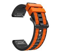 AISPORTS Compatible for Garmin Instinct 3 50mm/2X Strap Silicone, 26mm Braided Weave Pattern Wristband Bracelet Replacement Strap for Garmin D2 Mach 2 Pro/Mach 2 51mm/Mach 1 Pro/Bravo/Charlie/Delta PX