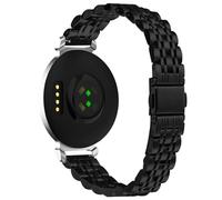 AISPORTS Compatible for Garmin Lily 2 Strap Stainless Steel for Women Men, 14mm Adjustable Solid Metal Buckle Clasp Bracelet Sport Wristband Replacement Strap for Garmin Lily 2 Smart Watch