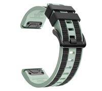 AISPORTS Compatible for Garmin MARQ Commander/Adventurer/Athlete/Aviator/Captain/Driver/Golfer Strap Silicone, 22mm Braided Weave Pattern Wristband Bracelet Replacement Strap for Garmin Descent G2/G1