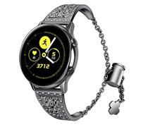 AISPORTS Compatible for Huawei Watch GT 3 Pro Ceramic Strap for Women, 20mm Quick Release Watch Strap Slim Bling Glitter Diamonds Jewelry Bracelet Replacement Band for Huawei GT3 42mm/GT2 42mm