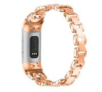 AISPORTS Compatible with Fitbit Charge 4/3 Strap for Women, Crystal Bling Glitter Diamonds Rhinestones Jewelry Adjustable Solid Metal Buckle Bracelet Wristband Replacement Strap for Fitbit Charge 4/3