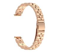 AISPORTS Compatible with Fitbit Luxe Strap Stainless Steel for Women Men, Solid Adjustable Stainless Steel Sport Wristband Metal Buckle Bracelet Replacement Strap for Fitbit Luxe Activity Tracker