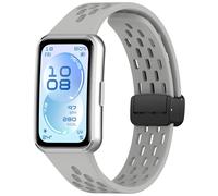 AISPORTS Compatible with Huawei Band 11/11 Pro Strap Silicone for Women Men, Soft Flexible Breathable Silicone Bracelet Sport Wristband Replacement Strap for Huawei Band 11/11 Pro Fitness Tracker