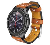 AISPORTS Compatible with Huawei Watch GT4 46mm/GT3 46mm/GT3 Pro Titanium 46mm Strap Leather, 22mm Watch Strap Soft Sport Wristband Replacement Strap for Huawei Watch 4/4 Pro/3/3 Pro/Ultimate/Buds