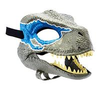 Aisstoye Velociraptor Realistic Dino Mask for Halloween Cosplay Costume (Blue B)