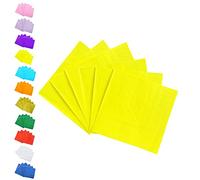 Aisszhao 33cm Yellow Serviettes Napkins, 20Pcs Party Disposable Paper 2Ply, Soft Solid Colour Dinner Napkin Cocktail Beverage Luncheon Decorative , Bar, Restaurant
