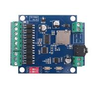 Aisuoka Voice Broadcast Amplifier Board Audio Amplifier Board with Alarm Prompt, Voice Broadcast, Multiple Trigger Mode Functions