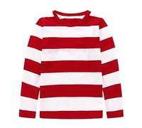 Aisyee Baby Boy Long Sleeve top Kids Cotton Crew Neck Tshirts Boys Striped t Shirt for Girls Long Sleeve Tops 18-24 Months Age 1-2 Years