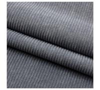 AITAF 50X155cm Dark Grey Cotton Corduroy Fabric, Solid Pattern, Rib Weave, Sewing Materials, DIY Projects, Home Decor, Upholstery
