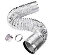 AITAF Ventilation Fan Exhaust Hose Ø 80/100/110/120/150/160/170/180/200mm with 2 Stainless Hose Clamps for Tumble Dryers Air Conditioner Exhaust Pip (Color : 3m, Size : 180mm)