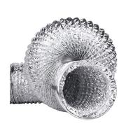 AITAF Ventilation Tumble Dryer Pipe Hose Flexible Stretch 2 Stainless Steel Clamps Include for Grow Tents Dryer Rooms House Vent Register Lines (Color : 5m, Size : 100mm)