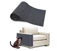 Aitakatta Cat Scratching Mat with Self-Adhesive, 78"x15.7" Cat Scratcher Carpet, Cat Scratch Protectors for Sofa Furniture Wall, Anti Scratch Furniture Protector, Included Nails for Couch(Gray,40200)