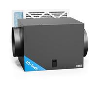 Aitecac Filter Box 10 inches with Efficient Box Fan Filter, Duct Filter Box for Fresh Air Intake and Improved Airflow, HVAC Filter Box for Family, Factory, Minerals, Planting Tents