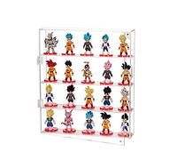 AITEE Acrylic Display Case for Mini Funko Pop Figures, Clear Wall Mounted or Desktop 4 Layer Storage Box Cabinet Organizer for Mini Toys, Collections or Stone