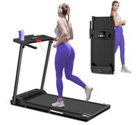Aiteid Portable Treadmill with Handles, 3.0HP Walking Pad with Handle Bar, Folding Foldable Treadmill with LED Display,Walking Pad Treadmill,Electric Treadmill for Home Small Spaces,300 LBS Capactiy