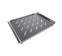 Aiten Data 1U Grid Sliding Tray with 470mm Width x 350mm Bottom for Cabinet Floor Rack 19" with 600mm Bottom - Laminated Steel - Capacity 20 Kilos