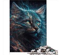 AITEXI 1000 Piece Jigsaw Puzzle Maine Coon Cat, Recycled Board, Expert Level, 26x38cm, 8 Years and Up