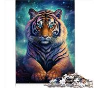 AITEXI Fantasy Animal Tiger 1000 Piece Jigsaw Puzzle, Cardboard, 26x38cm, 8-168 Months, 1 Set, 1000 Pieces, 1 Puzzle
