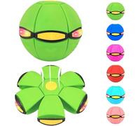 AITIDE Magic Bouncing Ball, Magic Bouncing Ball with 6 Light, Dual Form Freely Switchable, Parent-Child Interaction Suitable for Indoor & Outdoor Use (Green)