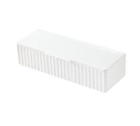 AITIME 2 Pack Daily Contact Lens Storage Organizer, Travel Contact Lens Case Dispenser for All Brands Daily Colored Lens, Disposable Contact Lens Holder Organizer (White)