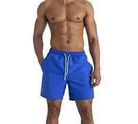 AITLGINVEN Men's Swim Trunks Swimwear Sports Shorts with Pockets, Royal Blue, Medium