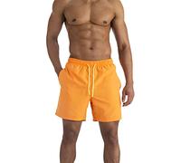 AITLGINVEN Men's Swim Trunks Swimwear Sports Shorts with Pockets, Yellow-orange, Medium