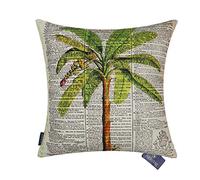 Aitliving Cushion Pillow Cover Coco Palm Script Sofa Bed Pillowcase 43X43cm / 17"X17"