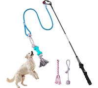 Aitmexcn Flirt Pole for Dogs, Interactive Dog Toys for Large Medium Small Dogs Chase and Tug of War