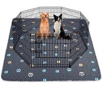 Aitmexcn Washable Puppy Dog Pee Pad, 2PCS 100% Waterproof Whelping Training Mat, Fast Drying Reusable Puppy Pads, Car Travel- 36'' x 41'', Grey