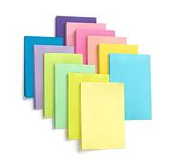 AiTodos 1200 Sticky Notes, 76 x 50 mm, 12 Books (100 Sheets Per Book), Sticky Notes for Marking and Highlighting Pages, Easy to Write, Re-Adhesive, for School and Office - 12 Colours