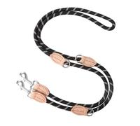 Aitodos® 2.0m Dog Leash Strong, Anti-Pull Dog Leash, Suitable for Training or Walking, Suitable for Small, Medium and Large Dogs, Black, Night Reflective