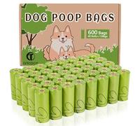 Aitodos® 600pcs Dog Poo Bags, Sturdy and Leak Proof, Easy to Carry, Mixed PET, Polyethylene(PET) + Corn Starch-Poo Bags Dogs-12.5 * 9 inches, Green (40 Roll of 15 Counts)