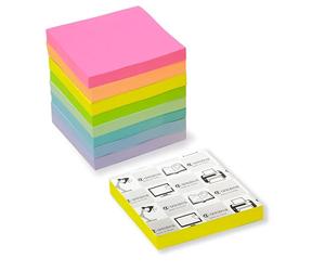 AiTodos® Sticky Notes 800 Sheets, 3x3 inches, 8 Pads, 100 Sheets/Pad