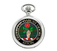 Aiton Scottish Clan Crest Full Hunter Pocket Watch