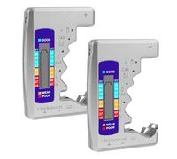 AITRIP 2pack Universal Battery Tester Checker, Digital Battery Capacity Level Tester for C AA AAA D N 9V 1.5V Button Cell Small Mini Batteries