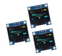 AITRIP 3 pcs 0.96 OLED Display Module IIC 128 x 64 Pixel 12864 OLED Yellow Blue I2C 0.96inch OLED Display IIC Serial with SSD1306 Chip for Arduino UNO Raspberry Pi (3PCS) (3PCS)