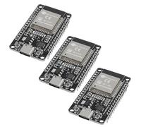 AITRIP 3PCS Type c 30pins CP2102 ESP-WROOM-32 ESP32 ESP-32S Development Board 2.4GHz Dual-Mode WiFi + Bluetooth Dual Cores Microcontroller Processor Integrated with Antenna RF AMP Filter AP STA