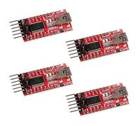 AITRIP 4pcs 3.3V 5V FT232RL FTDI Mini USB to TTL Serial Converter Adapter Module for Arduino Mini Port