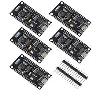 AITRIP 5 PCS for Node-Mcu Lua CP2102 NodeMCU V3 Lua WiFi Module Integration of ESP8266 + Extra Memory 32M Flash, USB-Serial CP2102 for Arduino