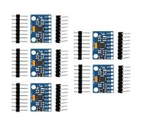 AITRIP 5 Pcs GY-521 MPU-6050 MPU6050 Module,6 DOF MPU-6050 3 Axis Accelerometer Gyroscope Sensor Module 16Bit AD Converter Data Output IIC I2C DIY Kit for Arduino