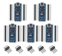 AITRIP 5pcs Nano V3.0 Nano Board ATmega328P CH340 5V 16M Microcontroller Board, USB Type-C, Compatible with Arduino