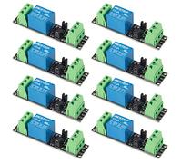 AITRIP 8 Pack 3V 1 Channel Relay Power Switch Module with Optocoupler Opto Isolation High Level Trigger for IOT ESP8266 Development Board
