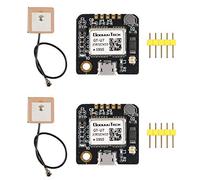 AITRIP GT-U7 GPS Module With EEPROM - Navigation Satellite Receiver Compatible With 6M 51 Microcontroller STM32 UO R3+ IPEX Active Antenna for Arduino Drone Raspberry Pi Flight (2PCS)
